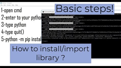 How To Import Or Install Library In Python Python Tutorial Youtube