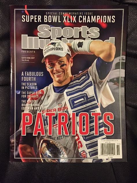 New England Patriots Sports Illustrated Commemorative Issue Super