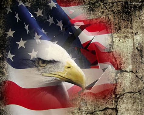 49 American Flag With Eagle Wallpaper On Wallpapersafari