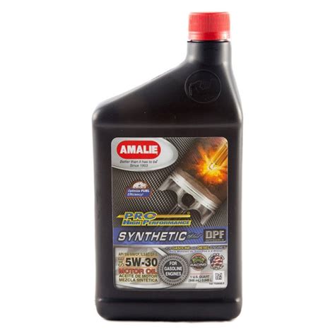 Amalie Oil 160 75666 56 Pro High Performance Sae 5w 30 Synthetic