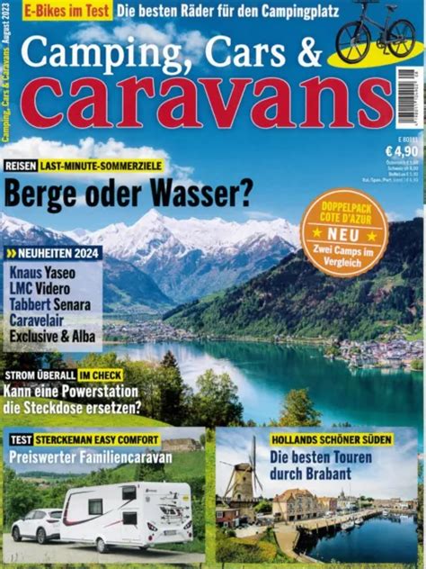 Camping Cars And Caravans 08 2023 August 2023 Neu Und Ungelesen