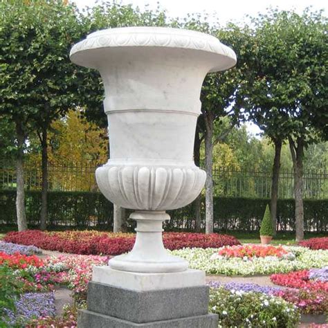 factory direct supply outside tall patio white marble ...