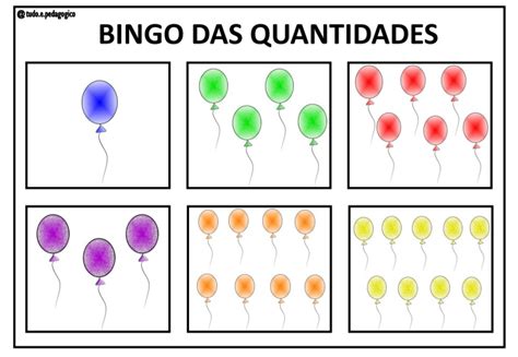 Bingo Dos Numeros Educação Infantil