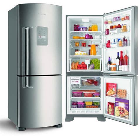 Refrigerador Brastemp Inverse Portas Litros Inox Frost Free V