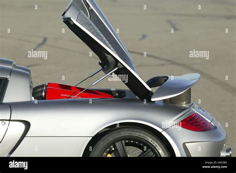 Gemballa Porsche Mirage Gt Silber Motorraum Geöffnet