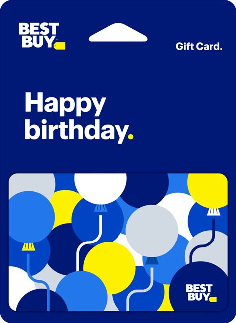 Sometimes, best buy gift cards are exchanged as excellent gifts, but for whatever reason we're not sure what the balance is. Best Buy® $50 Birthday balloons gift card 6359110 - Best Buy