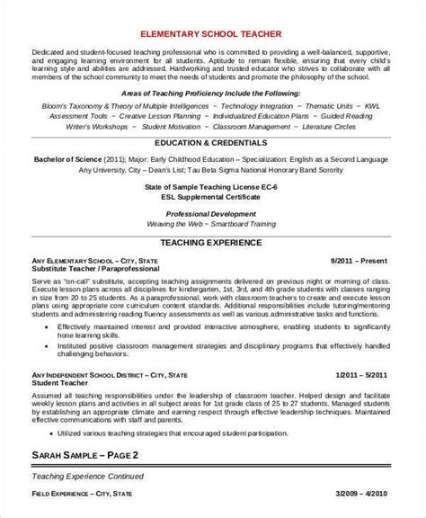Check out these teaching résumé examples and templates for some quick and easy inspiration in your job hunt, and find the perfect sample cv. 23+ Professional Teacher Resume Templates - PDF, DOC | Free & Premium Templates