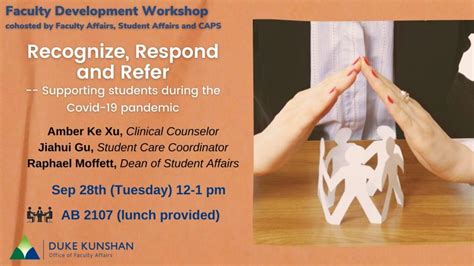 Recognize Respond And Refer——supporting Students During The Covid 19