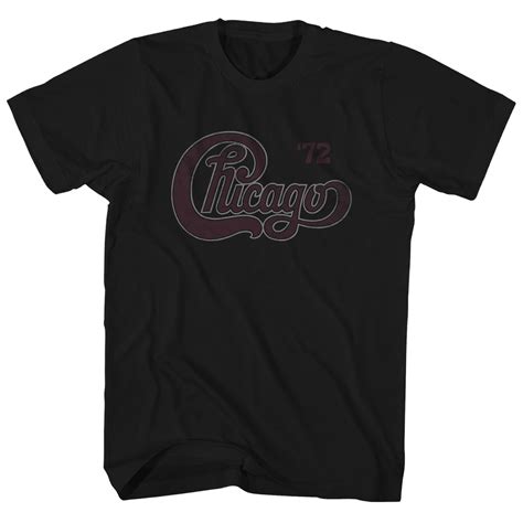 Chicago T Shirt World Tour 72 Chicago Shirt Reissue