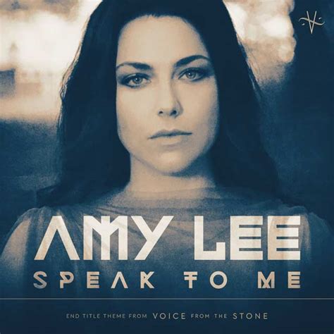 Amy Lee Speak To Me La Portada De La Canción