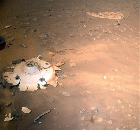 Mars Rover Spots Shiny Human Garbage On The Red Planet National