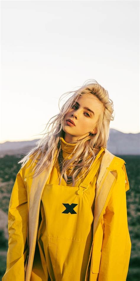 Amazing Wallpaper Celebrity Yellow Jacket Billie Eilish 10802160