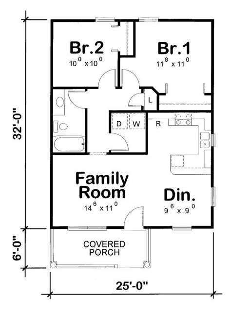 Cabin Style House Plan 2 Beds 1 Baths 800 Sqft Plan 20 2365 800