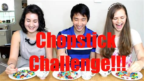 It should be pointing the same way as the first chopstick. Korean Chopsticks Challenge!!! - YouTube