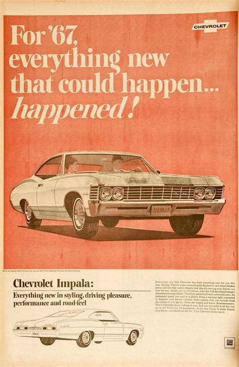 1967 Chevy Impala 1967 Chevrolet Impala 67 Impala My Dream Car Dream