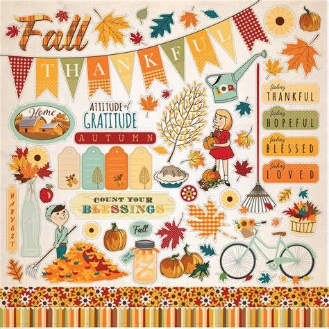 Fall Stickers Printable