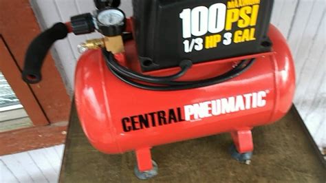 Reviewing The Central Pneumatic Gallon Air Compressor From Harbour