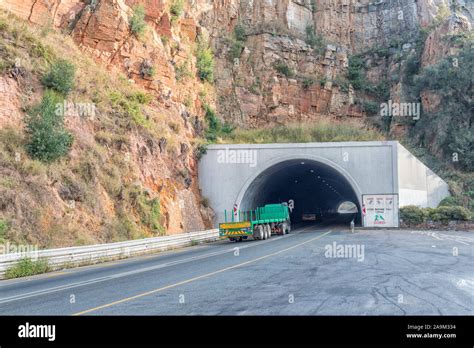 Waterval Boven South Africa May 22 2019 A Truck Entering The