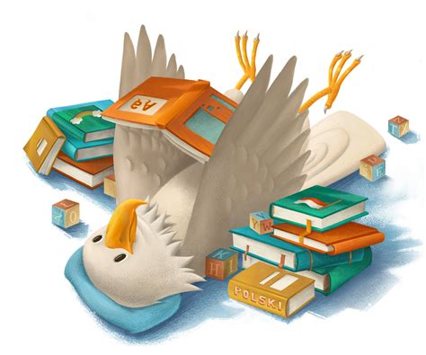 ArtStation - Eagle reading a book