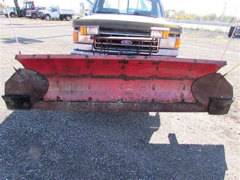 1991 Used Ford F350 Snow Plow Truck With Western Plow Classic Ford F