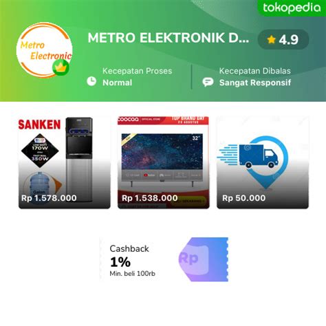 Toko Metro Elektronik Depok Online Produk Lengkap And Harga Terbaik