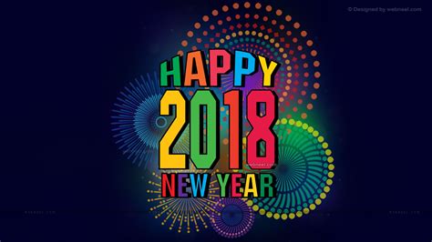 Fondos De Pantalla 1600x900 Px 2018 Wallpaper Happy New Year 2018