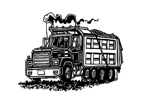 Dump Truck Drawing Free Download On Clipartmag