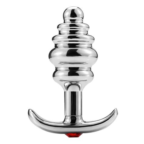 Metal Anal Butt Plug Anus Beads Massager Stimulator In Adult Games For