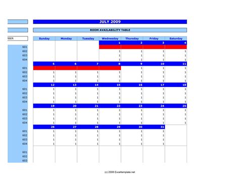 Booking Calendar Template Room Booking Template Excel Free Download : Conference Room Booking 
