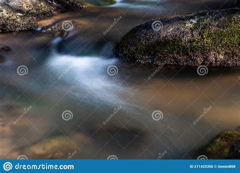 A Small Forest River With Waterfalls Stock Photo Image Of Latvia