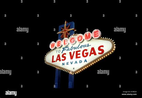 Famous Las Vegas Sign Located On Las Vegas Boulevard Near Mandalay Bay