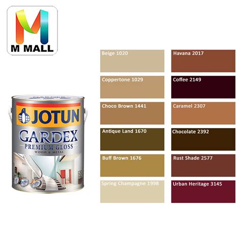 1020 3145 1l Jotun Paint Gardex Premium Gloss Wood And Metal Part Ii