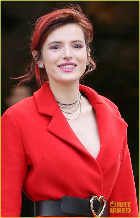 Bella Thorne Goes Red Hot For A Meeting In Beverly Hills Photo