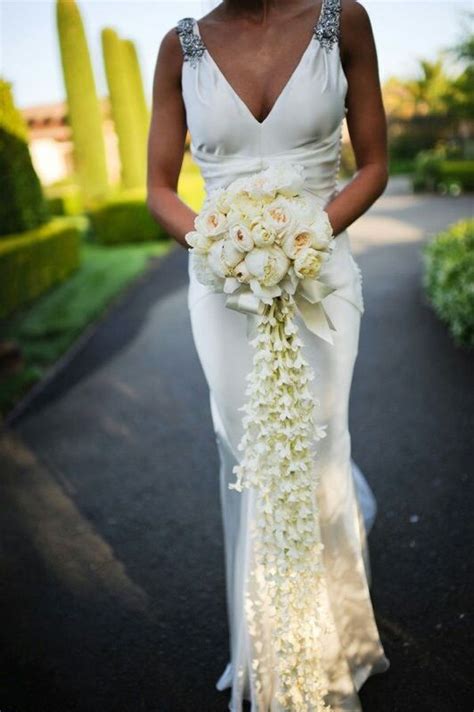 About 32% % of these are decorative flowers a wide variety of long wedding bouquet options are available to you, such as kraft paper. Wedding bouquet with long trail of Tuberose. The aroma ...