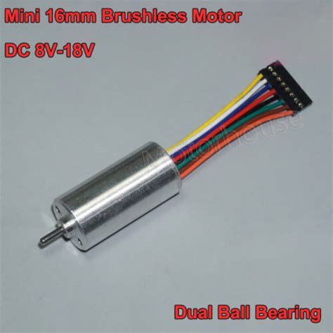 16mm Mini 3 Phase Inner Rotor Brushless Motor Dc 9v 18v 12v 8200rpm