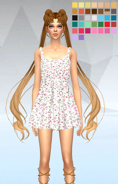 He S4 Fr Sailor Moon Fan Cc Creator Sims 4 Dresses Sims 4