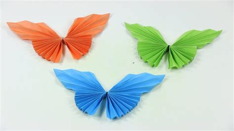 Easy Paper Butterfly Origami Cute And Easy Butterfly Diy Origami For Kids