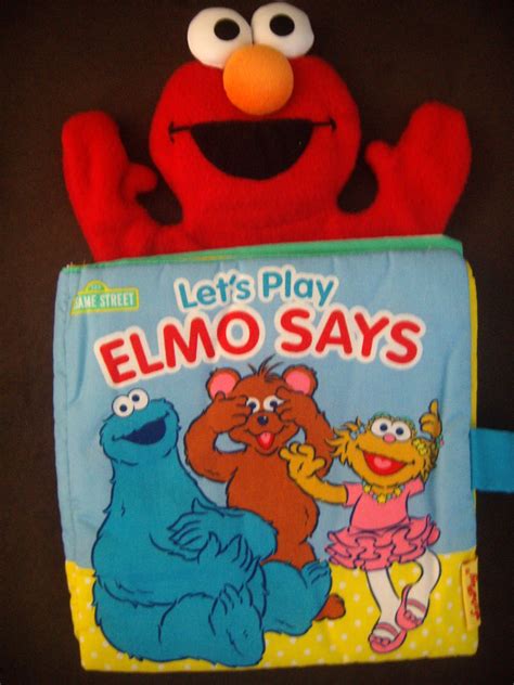 Elmo and zoe from sesame street (c) sesame street workshop and jim henson made it with drawing pencil for drawing, ink pen for outlining, and prismacolor markers and pencils for coloring. CHILDREN BOOKS FOR YOU: Let's Play Elmo Says Hand Puppet Book