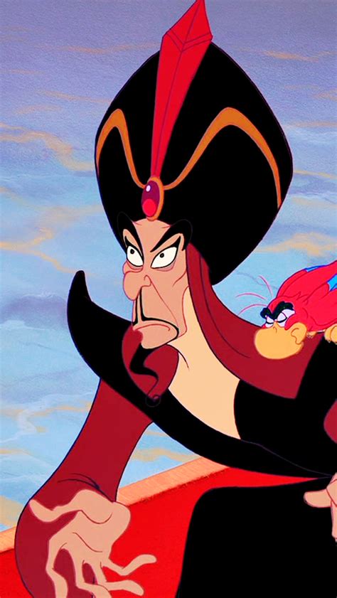 Jafar and Iago from Aladdin ディズニーファンアート ディズニーの魔法 ディズニーピクサー ドリーム