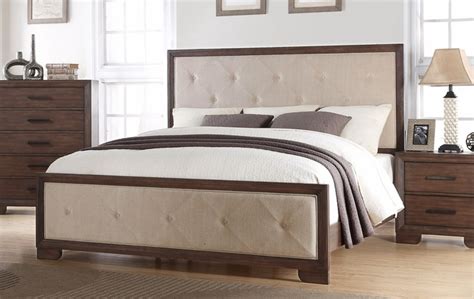 Find a great collection of king bedroom sets at flatfair. Denali Modern Diamond Patterned Upholstered King Bed In A ...