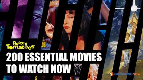 200 Essential Movies To Watch Now Youtube
