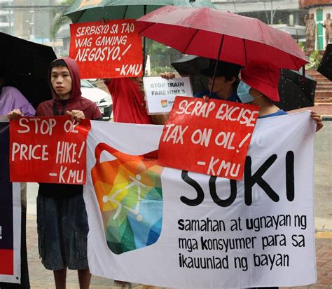 Protest Against Oil Price Hike The Manila Times