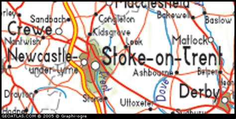 Map Of Stoke On Trent City United Kingdom Map Regional City Province