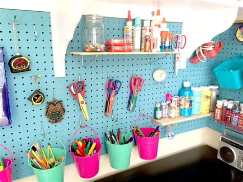 Label it an organized craft room is a good craft room. DIY Craft Room Ideas & Projects • The Budget Decorator