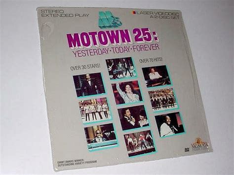 Motown 25 Yesterday Today Forever 1983 Laserdisc Discogs