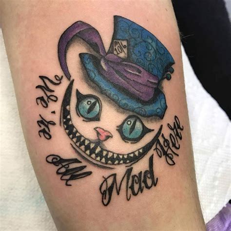 Alice In Wonderland Themed Tattoos