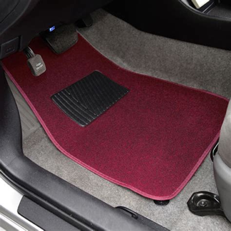 Car Floor Mats For Sedan And Suv 4 Piece Carpet Liner Vinyl Heel Pad