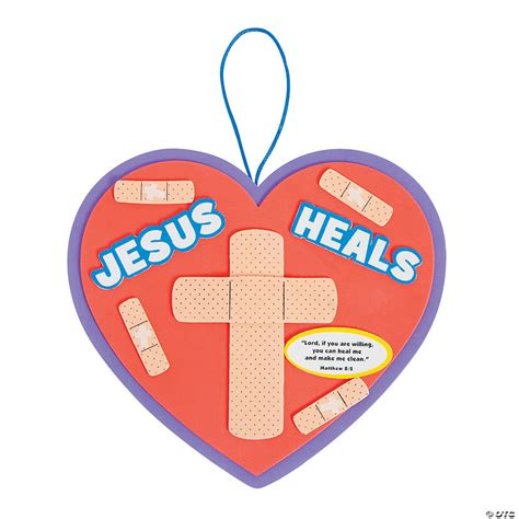 Jesus Heals Sign Craft Kit Discontinued