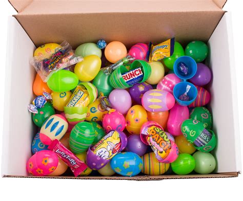 home and kitchen seasonal décor 10 x assorted pattern fillable plastic surprise easter eggs fill