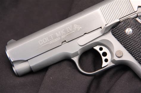 Stainless Colt Mk Iv 1911 Officer S Acp 45 Acp Stainless Semi Auto